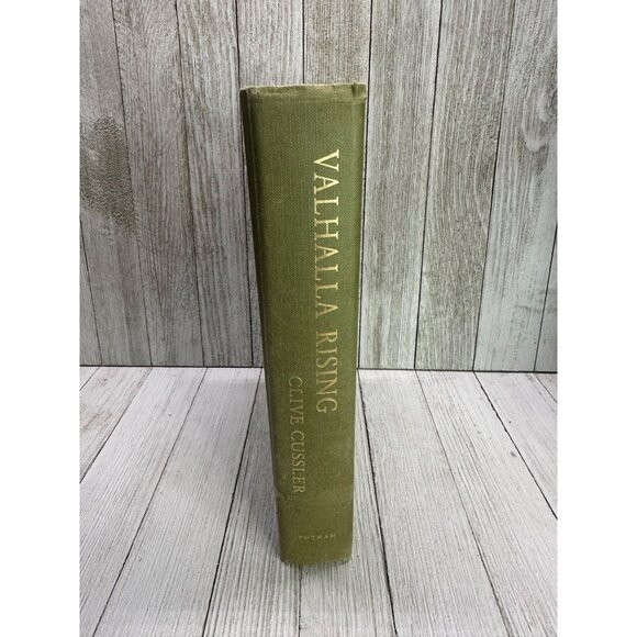 Vintage Valhalla Rising by Clive Cussler Novels - Olive Green Hardcover Putnam - Picture 2 of 5